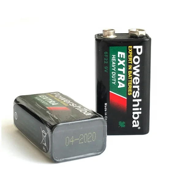 Heavy Duty 9volt Batteries 9v 006p Dry Power Carbon Zinc Battery 6f22 ...