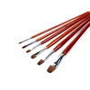 Traditional Chinese painting special high-grade round head gouache brush acrylic oil brush set writing painting brush
