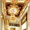 European Style Luxury Creative Beautiful Flowers Navy Wallpaper