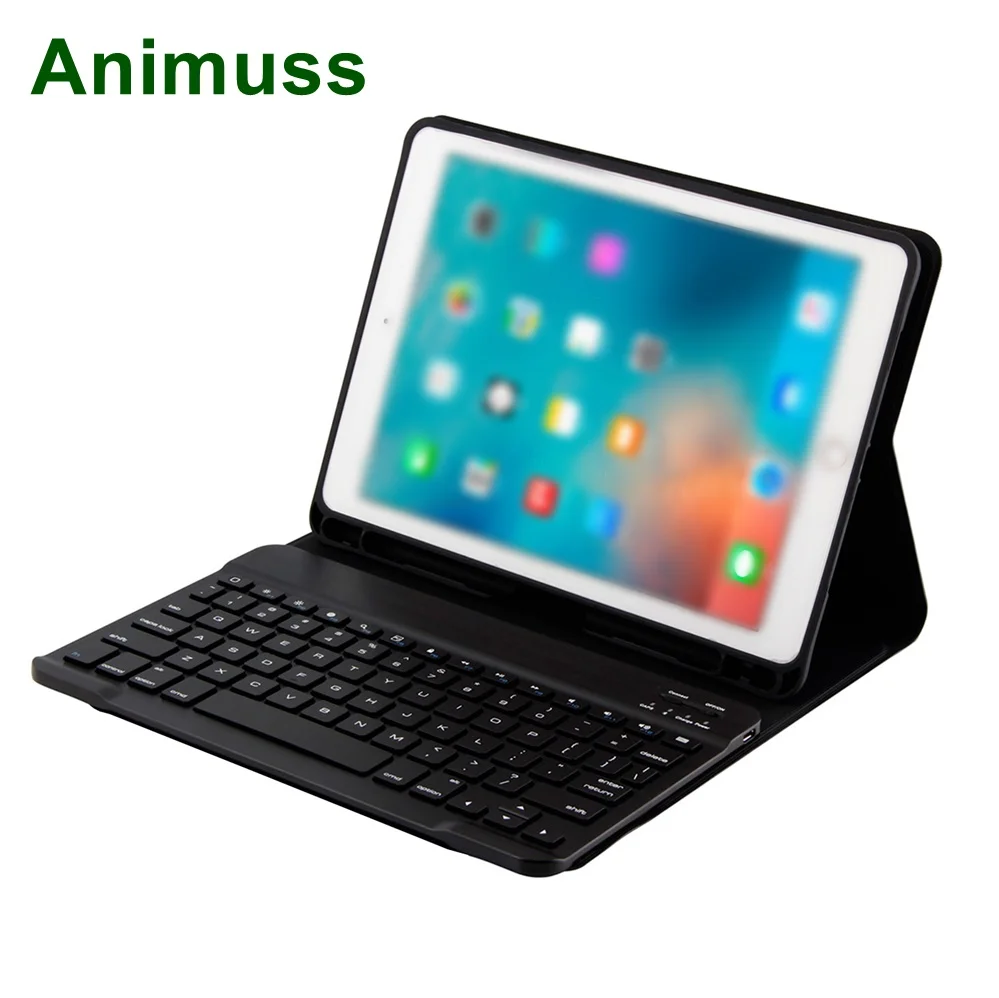 

Anti Slip US Layout Magnetic Smart Tablet Keyboard Portfolio For iPad 9.7 10.5 12.9