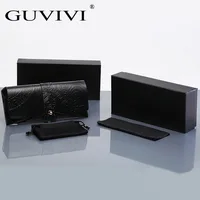 

GUVIVI Sunglasses case soft leather Cardboard sunglasses case PU Sunglasses case set custom logo