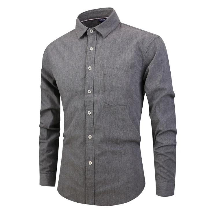 

2019 Fashion High Quality 100% Cotton Blank Men Casual Shirts, Colors