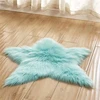 High quality machine washable faux fur non slip carpet rug