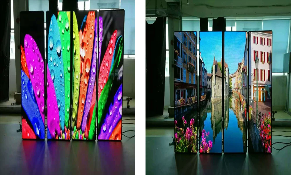 Indoor Poster HD P2.5 LED Display Screen Ultra Thin Interior Full Color High Definition Poster Screen