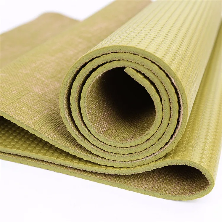 New Product Custom Printed Yoga Mats Eco Friendly Fitness Natural Jute