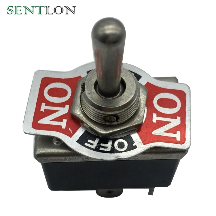Rojo 6 Pines SPDT Momentáneo AC 2A/250V 5A/120V Botón Pulsador Interruptor 1 NO 1 NC