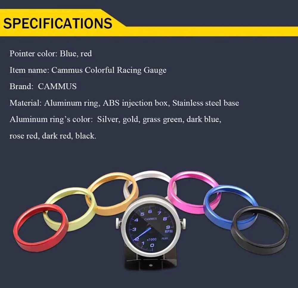 Universal Obd2 Boost Water Temp Gauge Connecting Sensor Digital Gauge