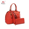 Alibaba fashion shell bag wallet and shoulder bag ladies handbag set 3 in 1