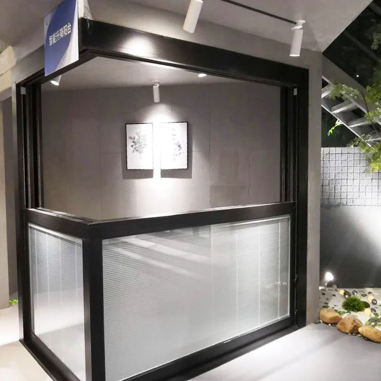 Aluminum electric lifting intelligent balcony window