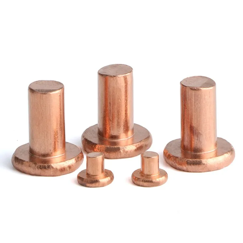M8 M10 M12 Copper Brass Countersunk Head Solid Rivet Buy Brass