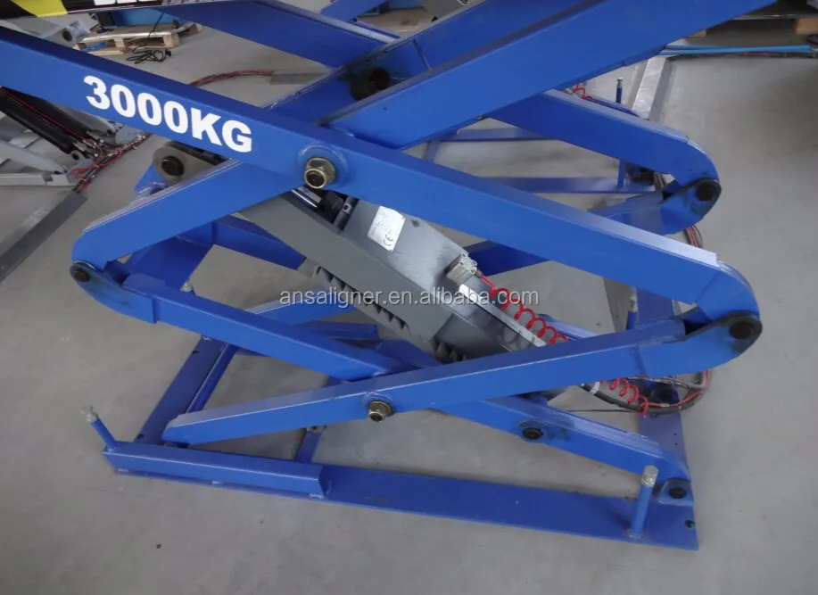 3 Ton Hydraulic Air Scissor Jack Lift With Pneumatic Lock Buy 3 Ton