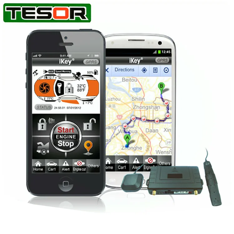 mobile tracking device for cars