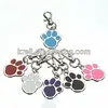 2018 New Custom Dog Footprint Metal Key Chains