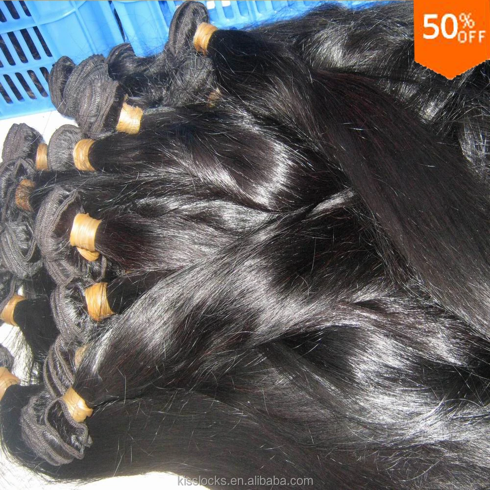 

Wholesale Human Hair Supplier 1kilo/lot Malaysian virgin straight Hair Weaves Grade 7a Free fast shipping