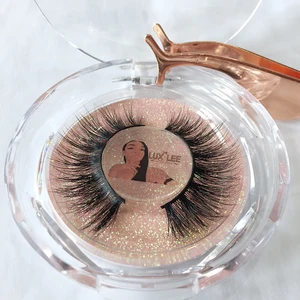 Diamond cheap circle packages mink lashes 3d mink eyelash vendor