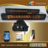 P7.62-7x80pixel Amber LED display where mobile phone app can send pixel art and messages to the led display via bluetooth