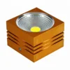 IN-DL208 Gold Silver Black Anodized Lathe Aluminum COB 3W 5W 7W 9W 12W 15W Cube Surface Mounted LED Down Light Downlight