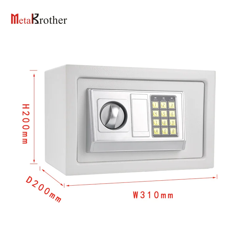 Mini Caja De Seguridad A Prueba De Fuego Caja De Seguridad