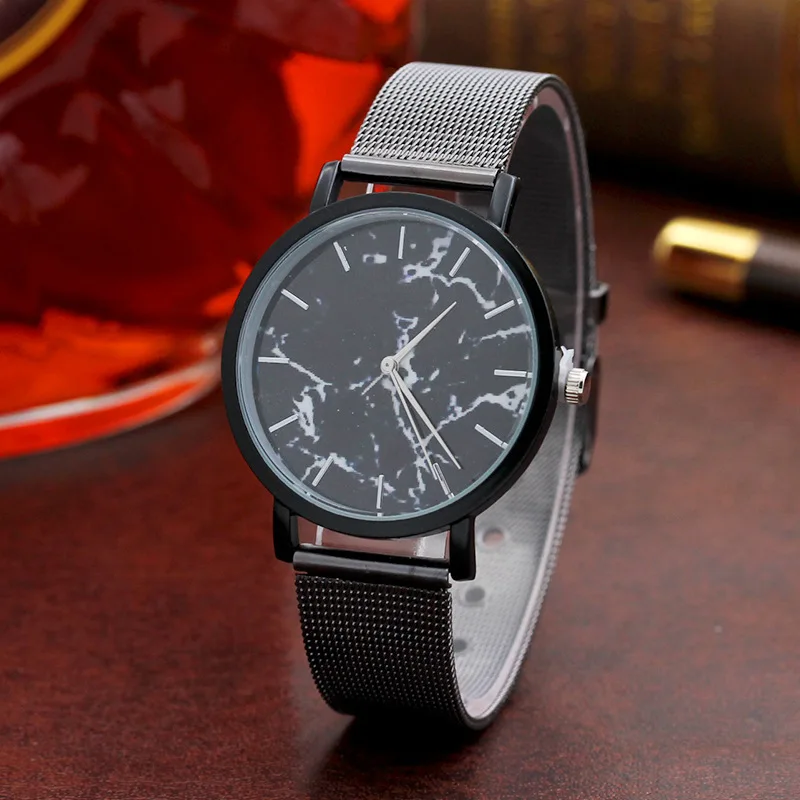 

Low Price Alloy Strap Marble Look Face Hot Fancy Wrist Watch For Men MM001
