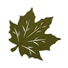 Shangyi Home fashion maple leaf drink cup coasters fancy felt cup mat