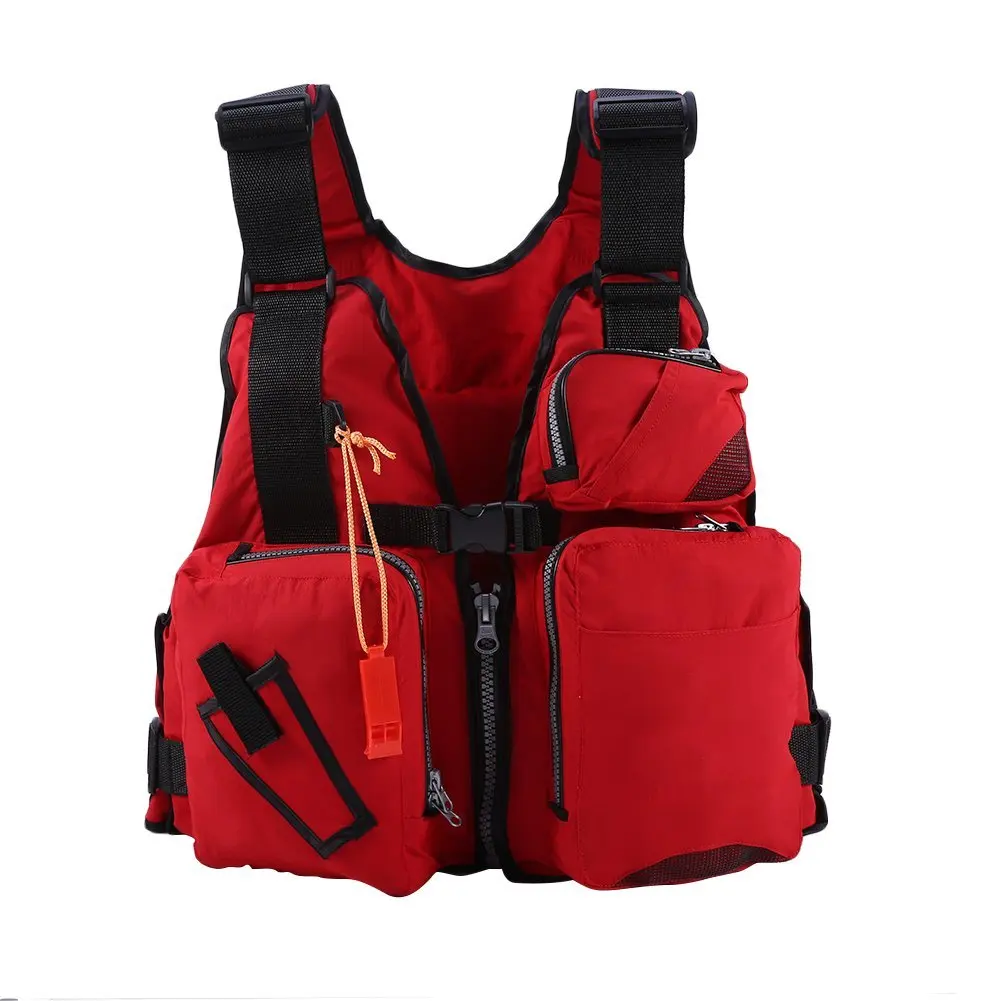 Fishing Life Jackets Life Vests for Adult Men Buoyancy Aid Vest Swimming Boating Kayak Life Jacket Vest Fishing Safety Life Jacket with Whistle Women Youth Boating Vest Sailing Drift Suit