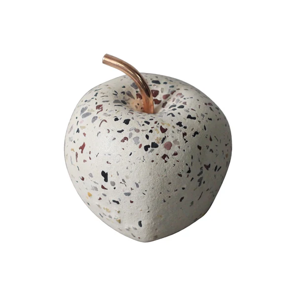 table centerpiece color stone fruit shape concrete european home