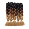 Ombre Twist Braiding Hair High Temperature Hair Extension 5Pcs/Lot 100g/Pc 24" Synthetic Braiding Hair Extensions Hair