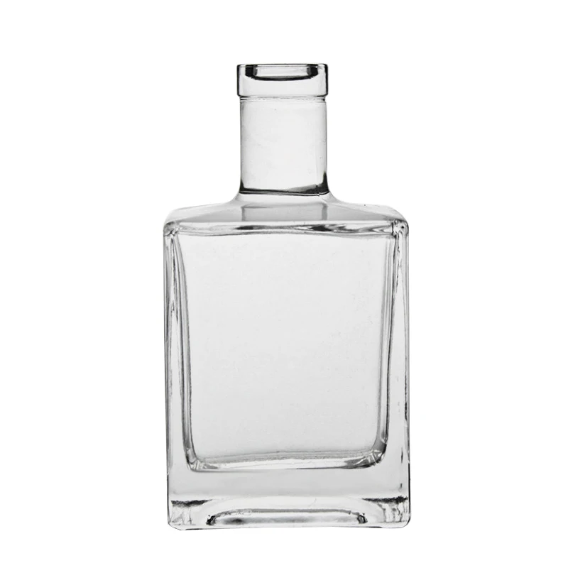 Combien De Verre Dans Une Bouteille De Whisky 75cl Bouteille En Verre Givré De Luxe,500ml 700ml 750ml 75cl,Contenant Rond