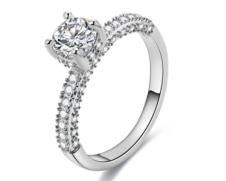 

hot shine full rhinestone Princess Engaged Diamond Wedding Rings jewelry Women latest gold rings designs for girls, Multi