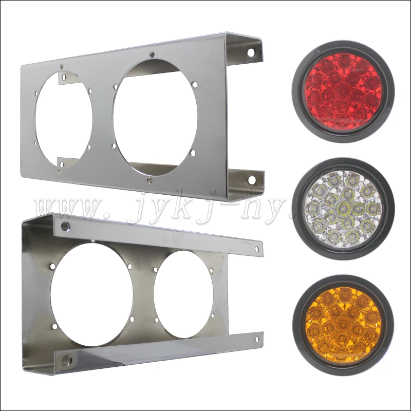 4 Inch round marker light hole for truck trailer