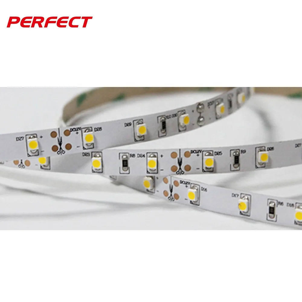 Nonwaterproof 12V LED SMD 3528 2 pin connector 7-8lm LED Strip