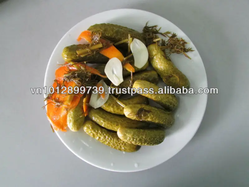 
Canned Baby Cucumber In Glass Jar 