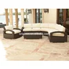 Commercial grade indoor and outdoor use curved sectional corner seating group low price sofa set
