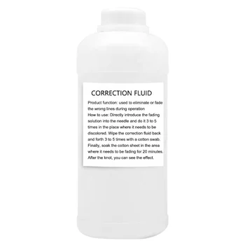 how to remove correction fluid from plastic