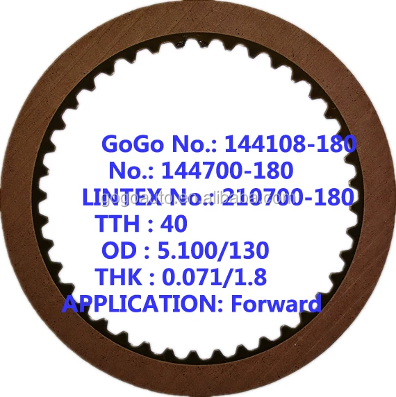 Transmission Friction Plate Kit For Toyota/u340e,U341e Gearbox Repair