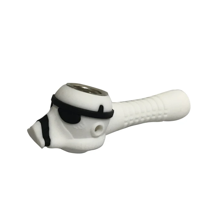 

Starwars design smoking hand pipe portable silicone tobacco water pipes for dry herb, Any color on pantone