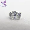 Perfectly Cut Mixed Stone 1ct Long Cut Cushion Moissanite Synthetic Diamonds