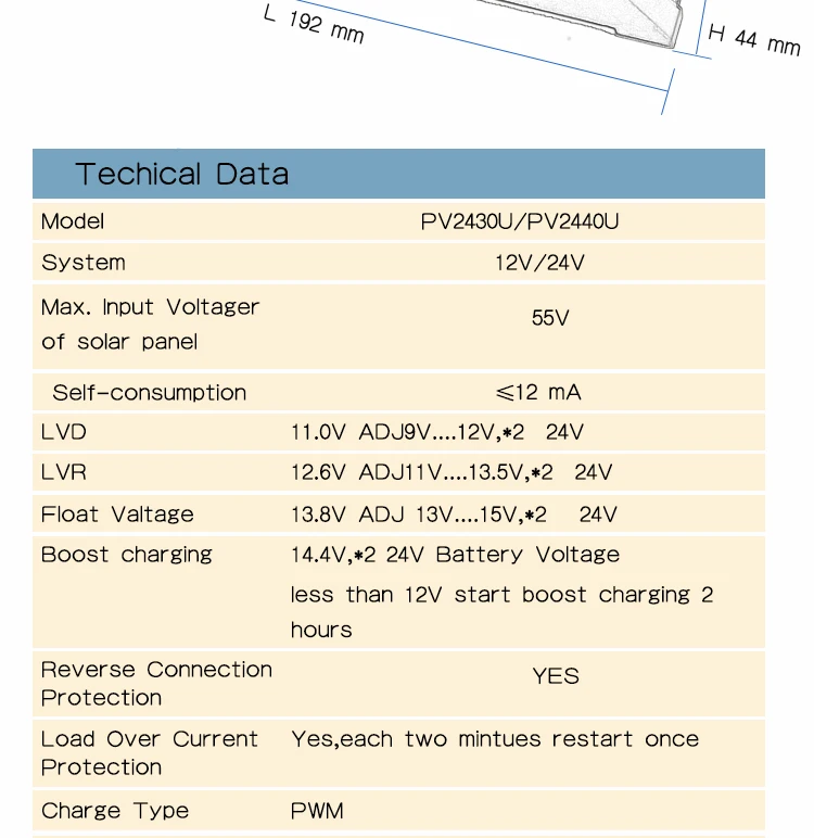 12v 24v auto good quality 20A solar street light charge controller .jpg