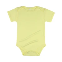 

New Born Baby Clothing Polyester Baby Clothes Plain White Baby Polyester Onesie