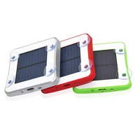 

100% Original Self-Patent 2600mah 5V 1A Window Solar Charger, Portable Solar Charger Power Bank with Sucker