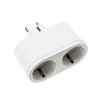 Two Smart Plugs In One Socket Energy Monitoring Smart Eu Plug