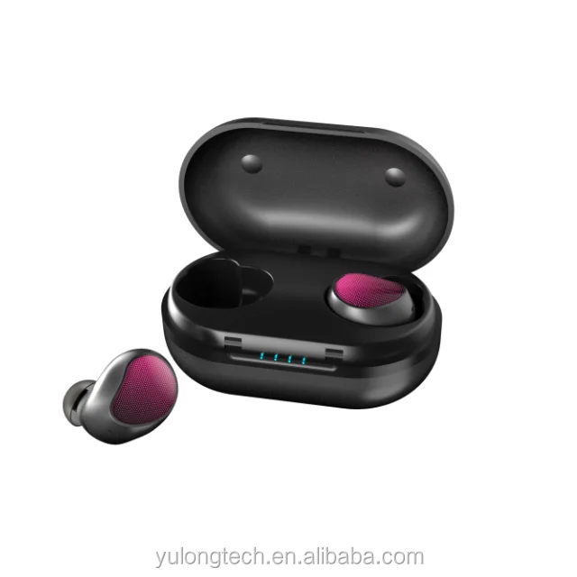 

Best Selling Large Battery Handfree Mini True Wireless Bluetooth 5.0 Touch Sensor TWS Earbuds with 1200mAh Charging Case, Blue;green. red