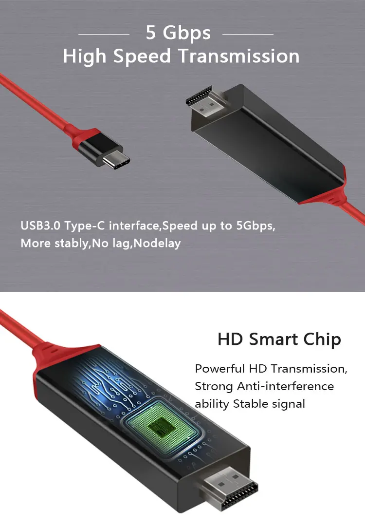 type c to hdtv HDM-I cable