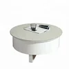 China Supplier Hot Sale Luxury Painted Grey Glass Pool Dining Table With Stainless Steel Feet