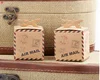 Let The Adventure Begin Airplane Kraft Favor candy Boxes
