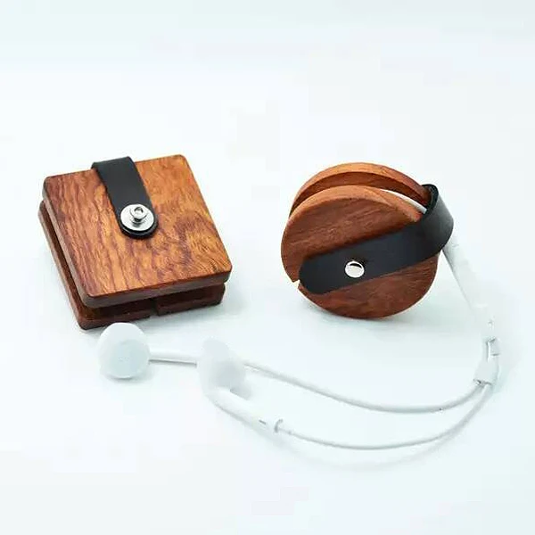 

New design wooden earphone general headphone in stock