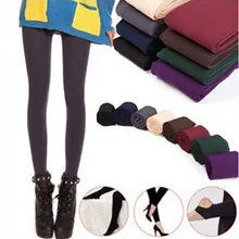 New Autumn Winter Thicken Women Leggings Fashion Natural Color Warm Nylon Leggins For Women Good Elastic