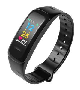 2018 C1 Plus Sport Smart Bracelet With Blue Tooth Heart Rate