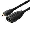 Vention Wholesale high speed blue flat gold plated micro hdmi male to female extension cable