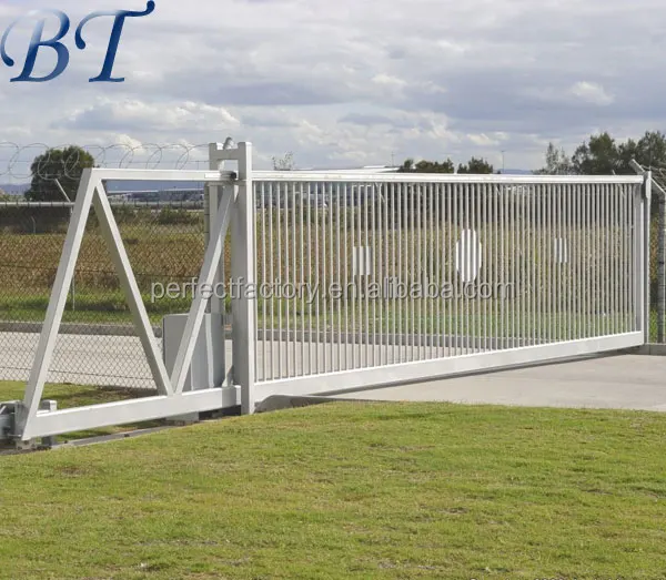 
Galvanized metal Automatic Sliding Gates For Driveways 